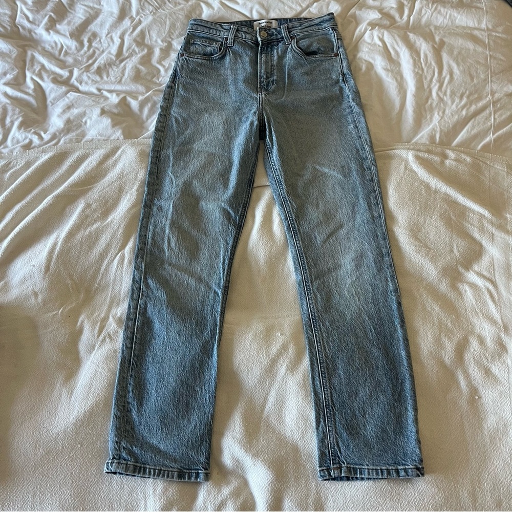 Reformation Liza Ultra High Rise Straight Jeans 28 in Malta